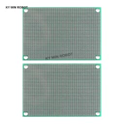 1pcs PCB Prototype Board Circuit Protoboard Universal Stripboard Prototyping Veroboard 6X8 cm 60x80mm Pitch 1.27mm Double Side