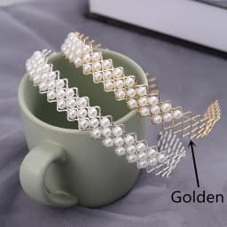 2021 Multiple Styles New Fashion Pearls Versatile Simple Temperament Hair Band Headband for Women Girl Accessories Headwear