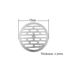 1PC 10CM/11.2CM Round Floor Drain Covers Bathroom Supplies Tone Stainless Steel Brushed Floor Drain Covers