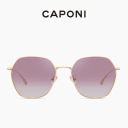 CAPONI Gradient Women's Sunglasses Polarized Fashion Brand Designer Sun Glasses Anti UV Ray Original Decorative Shades CP21015