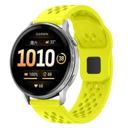 22mm Hole Silicone Band for Garmin Forerunner 255 265 970 165 55/Active 6 5 Bracelet Correa For Venu 4 3 45mm/Vivoactive 5 Strap