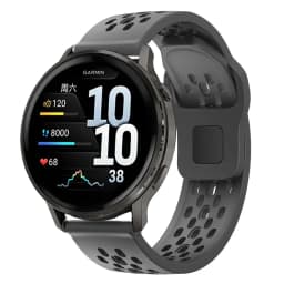 22mm Hole Silicone Band for Garmin Forerunner 255 265 970 165 55/Active 6 5 Bracelet Correa For Venu 4 3 45mm/Vivoactive 5 Strap