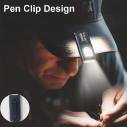 Powerful Mini COB LED Keychain Flashlight USB Rechargeable Hanging Work Light Waterproof Keyring Camping Walking Pocket Lamp