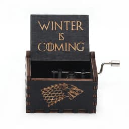 IN STOCK 38 styles Anime Music Box Antique carved Wooden Hand Crank Music Box figure Christmas Birthday Gift