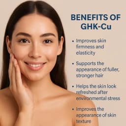 1% GHK-Cu Serum Copper Peptide Deeply Nourishing Enhance Skin Elasticity Firming Essence Antioxidant Anti-Wrinkle Facial Glowing