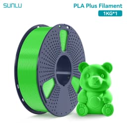 SUNLU PLA 1.75MM PLAPLUS 1KG 3D Printer Filament Arranged Neatly No Knots Non-Toxtic Biodegradable Vacuum Packaging