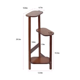 3-Tier Bamboo Plant Stands Indoor, Plant Stand Holder, Corner Shelf, Plant Display Rack for Corner Balcony and Bedroom
