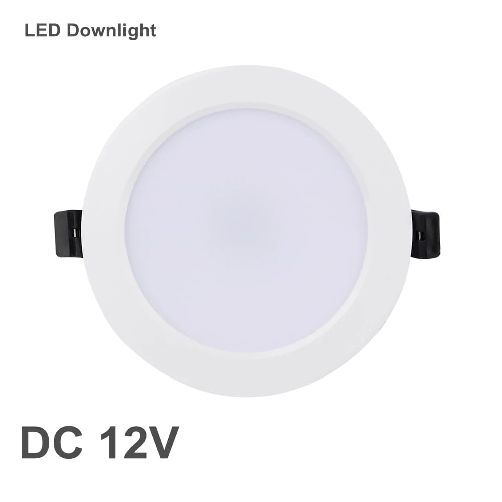DC 12V Led Downlight 3W 6W 9W 12W 15W 18W 36W LED Ceiling Recessed Grid Aluminium Alloy Round Lamp Spot Light For 12 Volts