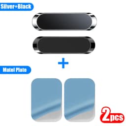 2PCS Magnetic Car Phone Holder Magnet Mount Mobile Cell Phone Stand Telefon GPS Support For iPhone Xiaomi MI Samsung LG