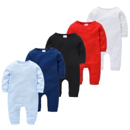 5pcs Honeyzone Winter Toddler Animal Footies New Born Baby Clothes Set Soft Breathable Pyjama Ubranka Dla Niemowlat Clothing Set