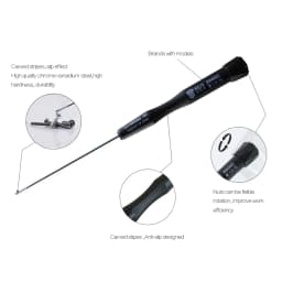 1Pcs Magnetic Screwdriver PH00 PH000 1.5 2.0 Slotted Flatted Head for Macbook Pro Laptop Watch Glasses Mobile Phone Repair Tools