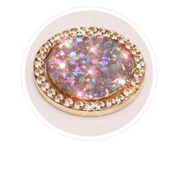 Bling Glitter Sequin Finger Ring Holder for For IPhone X 8 7 11 12 Pro Redmi Samsung Round Phone Table Holder Rotation Stand