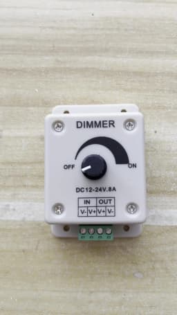 ECLH LED Dimmer Switch 12-24V Voltage Regulator 8A Adjustable Controller Light Power Supply for LED Lamp LED Strip Light