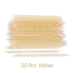 20/50/100 Pcs/Lot Crystal Nail Stick Double Side Cuticle Pusher Remover Tools Reusable Colorful Stick Nail Art Care Manicure Set