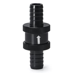 6 Size 4MM / 6MM / 8MM / 10MM / 12MM / 16MM Non Return One Way Fuel Check Valve Aluminum Alloy Petrol Diesel