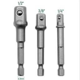 4pcs 1/4 3/8 1/2 Drive Socket Adapter Converter Reducer Air Impact Craftsman Socket Wrench Adapter Hand Tools Set Repair Tools