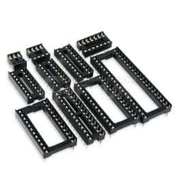 10PCS IC socket square hole Narrow Wide DIP6 DIP8 DIP14 DIP16 DIP18 DIP20 DIP24 DIP28 6PIN 8PIN 14PIN 16PIN 18PIN 20PIN 24PIN