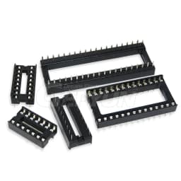 10PCS IC socket square hole Narrow Wide DIP6 DIP8 DIP14 DIP16 DIP18 DIP20 DIP24 DIP28 6PIN 8PIN 14PIN 16PIN 18PIN 20PIN 24PIN