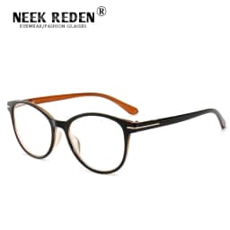 Men's Reading Glasses Retro Women Round Presbyopia Clear Vision Magnifier Eyewear For Sight Diopters+0.5 +0.75 +1.25 +1.75 +4.0