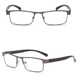 High Quality Men Titanium Alloy Reading Glasses Non Spherical Coated Lenses Business Hyperopia Prescription Eyeglasses +1.0 ~+4.