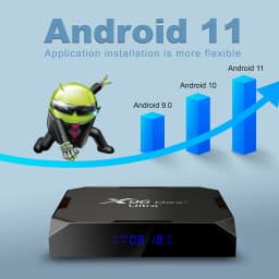 X96Max Plus Ultra Smart TV Box Android 11 Amlogic S905X4 4GB 64GB TVBOX 8K Wifi BT X96 Max Media Player 4GB 32GB Set Top Box