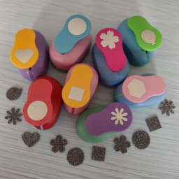 18mm Square 2.5cm Wave Circle Balloon Craft Scrapbooking Machine School Paper Cutting Cutter Puncher Eva Hole Punch Embossing