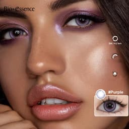 Bio-essence 1 Pair Colored Contact Lenses for Eyes Russian Girl Blue Lenses Monet Green Eye Lenses Violet Lenses Fashion Lenses