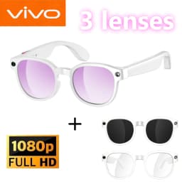 VIVO 2MP AI Smart Glasses Photo Camera Video Multifunctional AI Translation Recording Music Control Wifi Transmission 2026 NEW