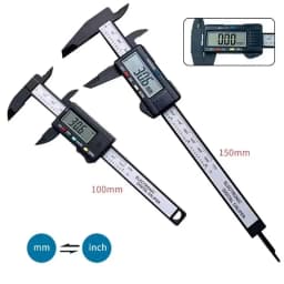 Electronic Digital Caliper Carbon Fiber Dial Vernier Caliper Gauge Micrometer Measuring Tool Digital Ruler 150mm 100mm