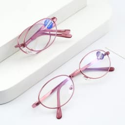 Classic Portable Folding Reading Glasses Anti Blue Ray Eyewear Women Metal Frame Presbyopia Eyeglasses with Glasses Bag