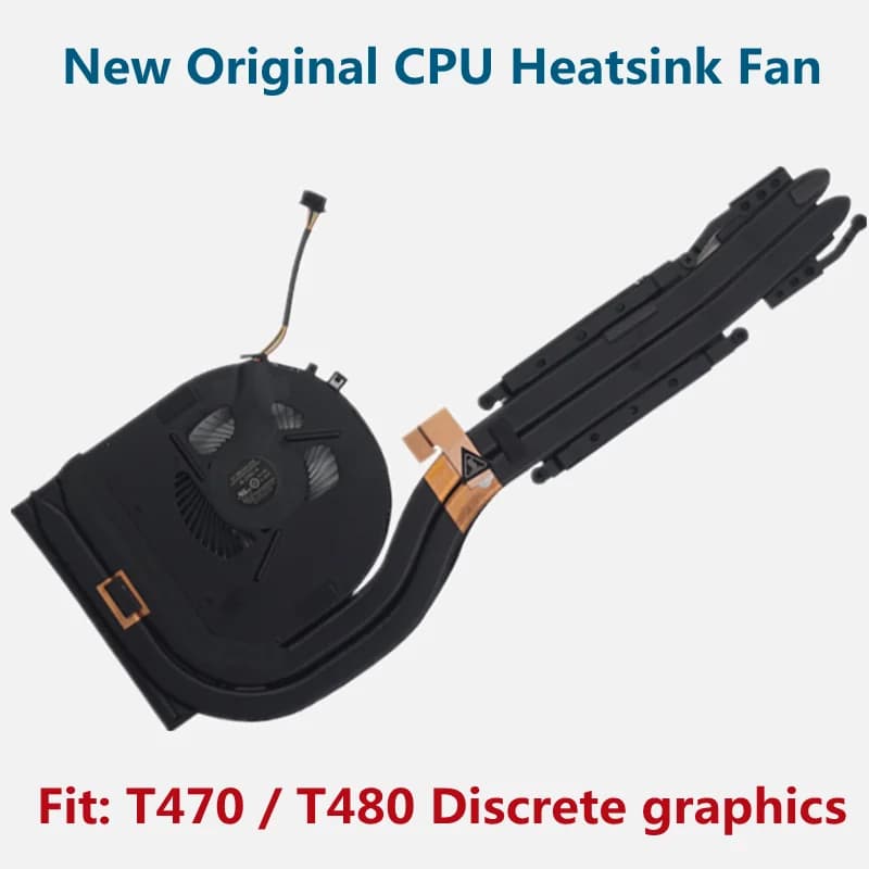 New Original CPU Cooler Cooling Fan for Lenovo ThinkPad T470 T480 Heatsink SWG Integrated / Discrete Graphics 01YR202 01YR200