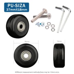 Suitcase Replacement Universal Convenient Wheel Accessories Wheel Aircraft Silent Wheel Maintenance And Maintenance Shock-Absorb