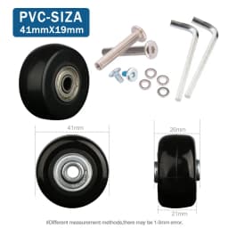 Suitcase Replacement Universal Convenient Wheel Accessories Wheel Aircraft Silent Wheel Maintenance And Maintenance Shock-Absorb