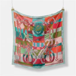 53cm Elephant Giraffe Zebra Square Scarf Brand Design Horse Luxury Silk Women Scarf Bandana Headband Fashion Hijab Neckerchief