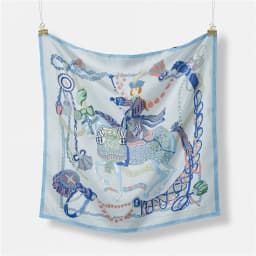 53cm Elephant Giraffe Zebra Square Scarf Brand Design Horse Luxury Silk Women Scarf Bandana Headband Fashion Hijab Neckerchief