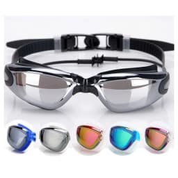 Adult Myopia Swimming Goggles Earplug Professional Pool Glasses anti fog Men Women Optical waterproof Eyewear