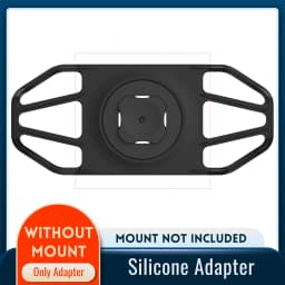 Universal Silicone Adapter For SinceTop Quick Mount Phone Holder For Air-vent/Car/Bike/Belt Clip/Wall/Armband/Wristband Mount