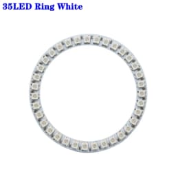 DC5V WS2812b Individually Addressable 5050 RGB Pixel Ring 8/16/24/35/45Leds Black/White PCB With 21Key Mini USB Controller Kit