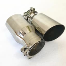 1PCS Universal 304 Stainless Steel Automobile Exhaust Pipe Muffler Car Accessory Modification
