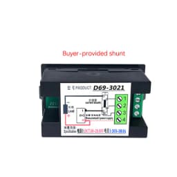 LCD 4 in 1 DC Power Energy Meter Monitor Voltmeter Ammeter DC14.00-600.0V 20A/50A/100A Volt Amp Watt KWH Monitor
