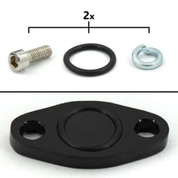 SAI Delete Block Off Plate Kit for Audi VW 1.8T Engines, Air Injection Combi Valve Delete for MK4 Golf Jetta TT A4 B5 B6