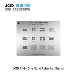DIYPHONE BGA Reballing Stencil Kit For iPhone 17 16 15 14 13 13mini 11 12 Pro Max Black Steel CPU IC Chip Tin Soldering Net