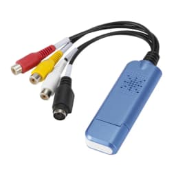 VHS to Digital Converter USB 2.0 to AV Video Converter Audio Capture Card VHS VCR TV to Digital Converter Support Win 7/8/10