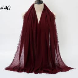 Hot Crinkle Cotton Hijab Scarf Women Scarves Bandana Turban Headscarf Muslim Shawl Africa Wrap Headband Islamic Shawls Headband
