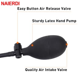 NAIERDI 3 Size Commercial Grade Air Wedge Bag Pump Professional Leveling Kit Pump Wedge Locksmith Hand Tools Auto Wedge Airbag