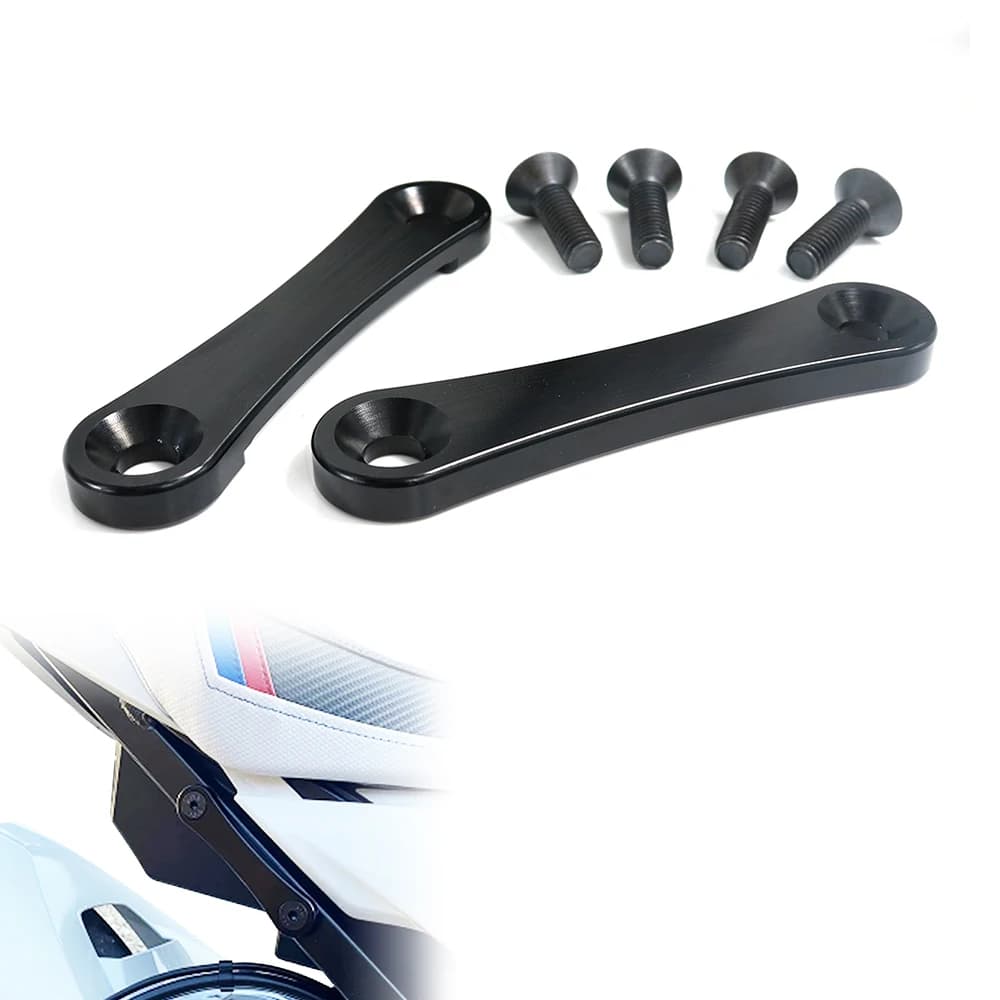 Fit For BMW S1000R 2014-2020 S1000RR 2009-2018 CNC Rear Passenger Peg Holes Cover Footpeg Block Off Plates Blanking Plates