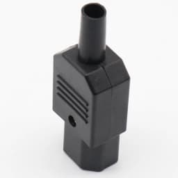 1 pcs Wholesale Price Black IEC 320 C13 Female Plug Rewirable Power Connector 3pin Socket 10A /250V