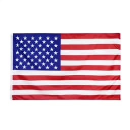 Aerxemrbrae 60*90cm 150x90cm US Banner High Quality Double Sided Printed Polyester American Flag Grommets USA Flag