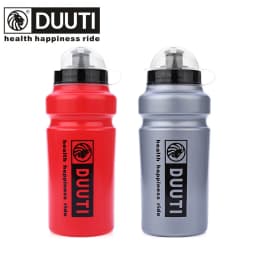 DUUTI 500ml Cycling Squeeze Water Bottle LDPE with Dust Cap Pull Nozzle Screw Lid Reusable Bicycle Sports Drinking Bottle