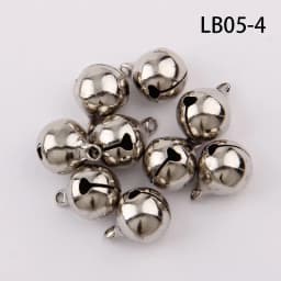 Silver Gold Nickel Copper Jingle Bells Pendants Hanging Christmas Ornaments Christmas Decorations Party DIY Crafts Accessories